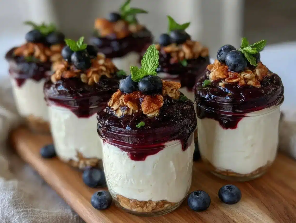 blueberry yogurt parfait - featured image