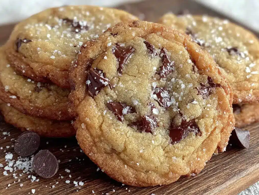 brown butter chocolate chip cookies - featured image