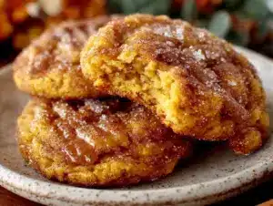 brown butter pumpkin snickerdoodles - featured image