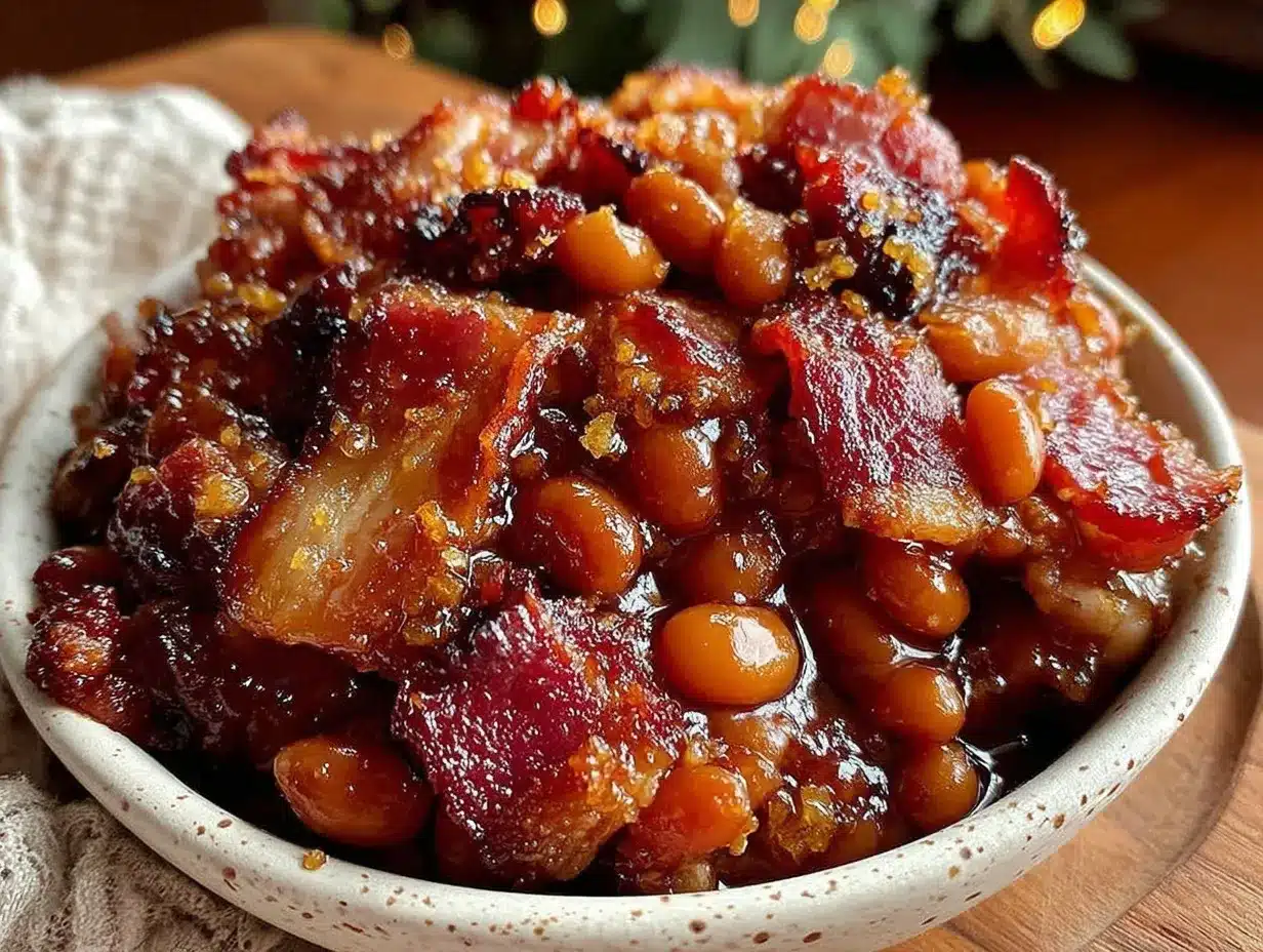 brown sugar bourbon baked beans preparation steps