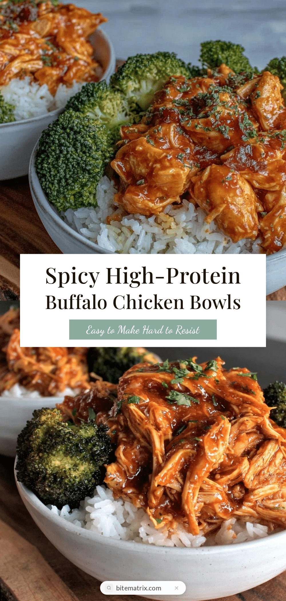 buffalo chicken meal prep bowls recipe