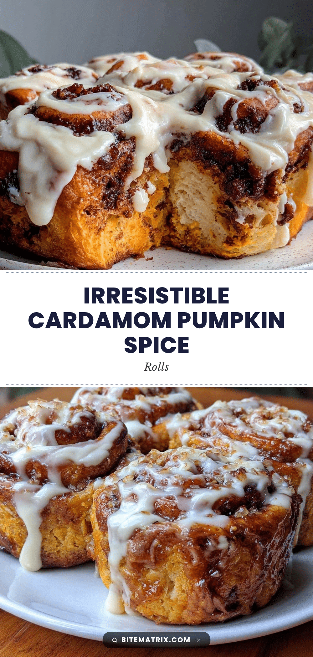 cardamom pumpkin spice cinnamon rolls recipe