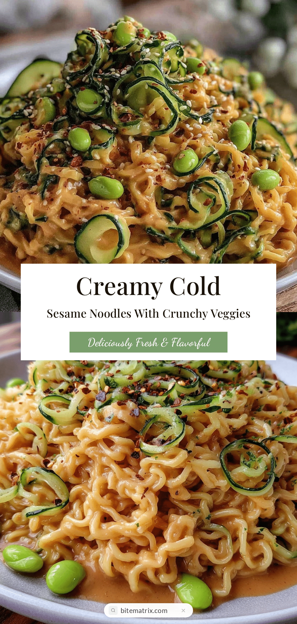 creamy cold sesame noodles recipe
