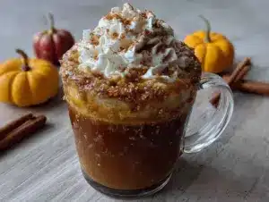 creamy homemade pumpkin spice latte - featured image