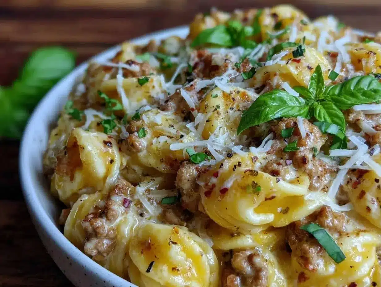 creamy marry me ground turkey pasta preparation steps