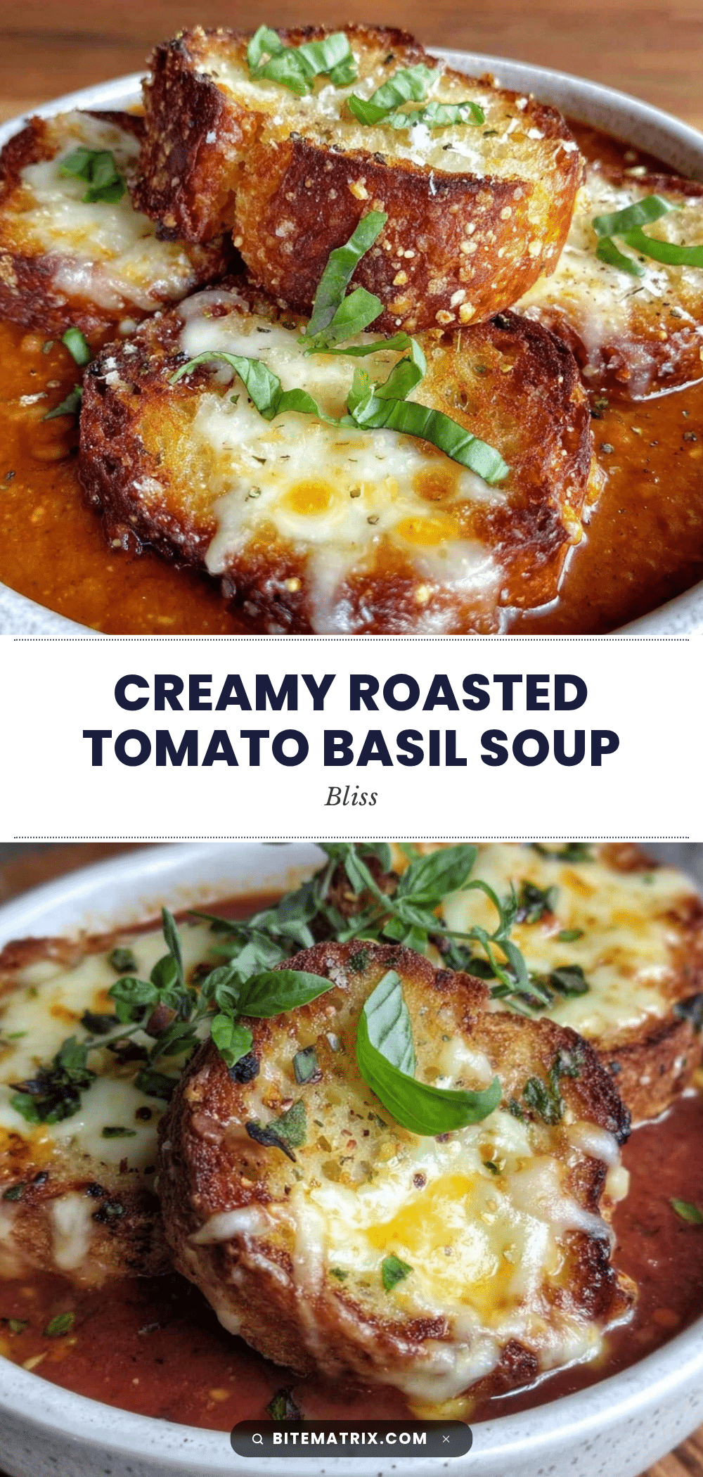 creamy roasted tomato basil soup recipe