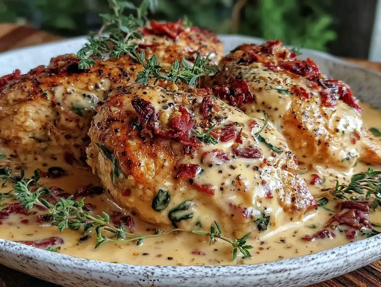 creamy tuscan chicken preparation steps