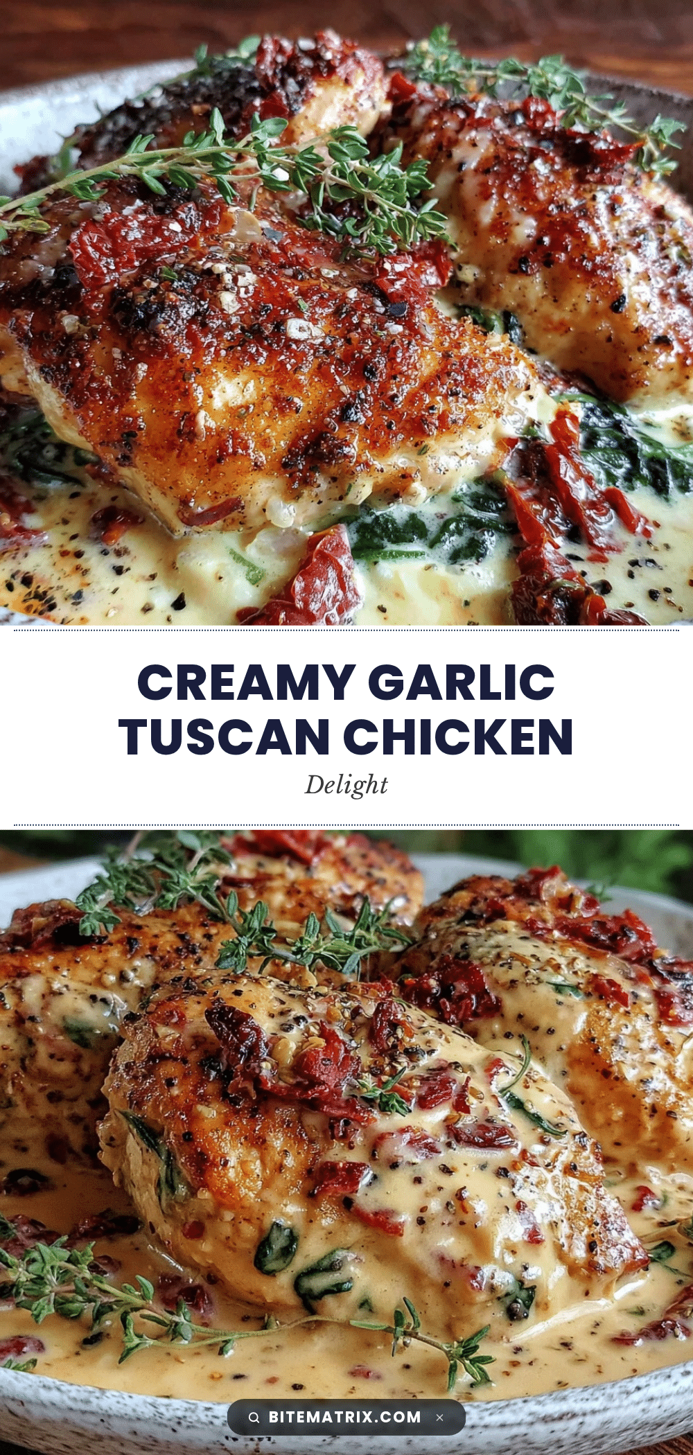 creamy tuscan chicken recipe