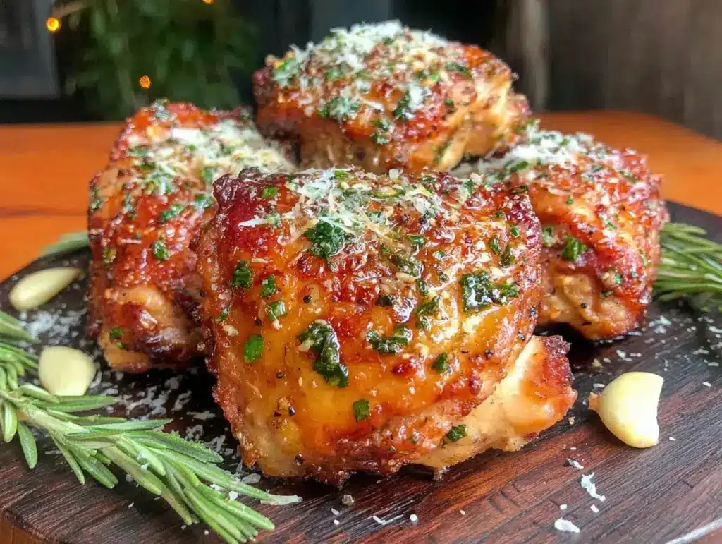 crispy air fryer chicken thighs - featured image