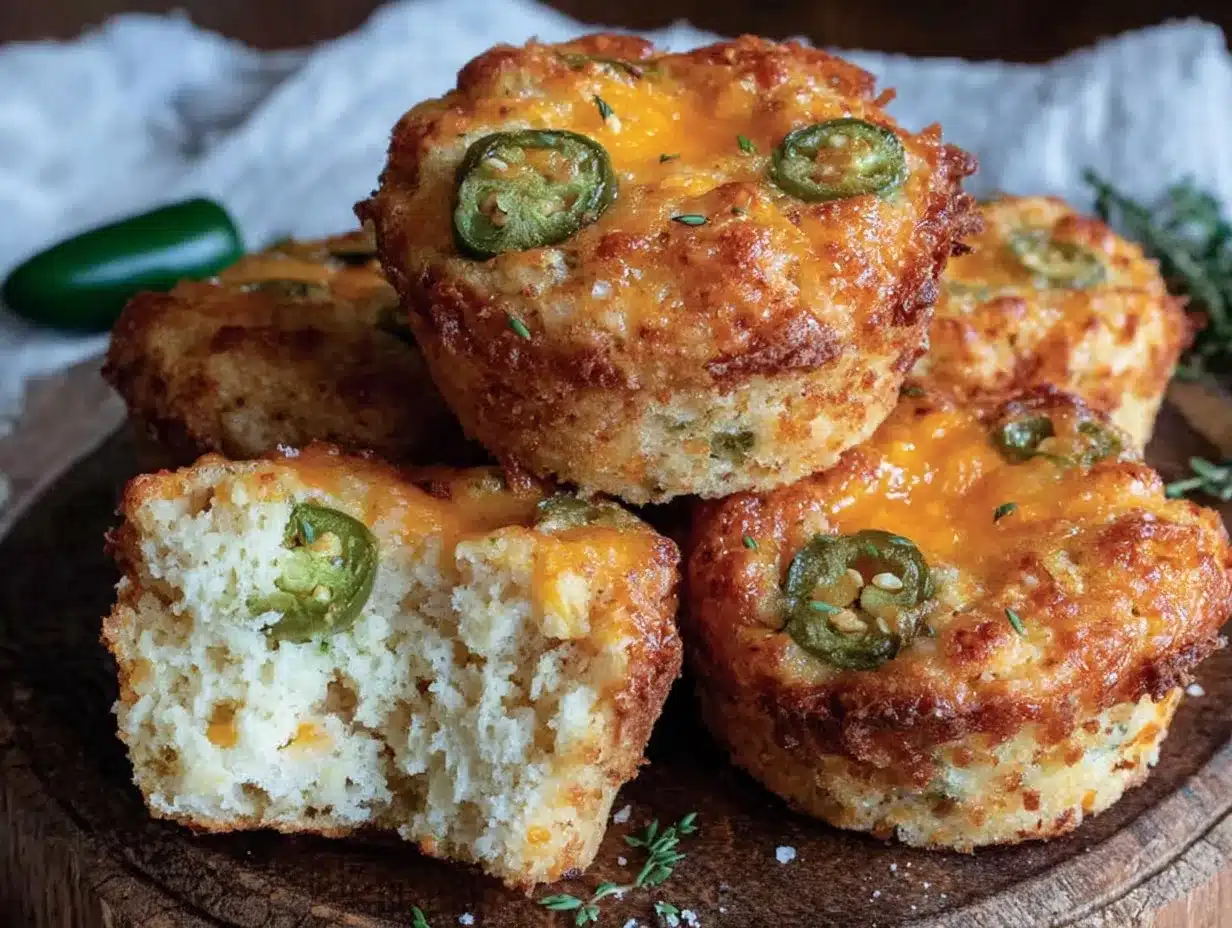 crispy jalapeño cheddar cornbread muffins preparation steps