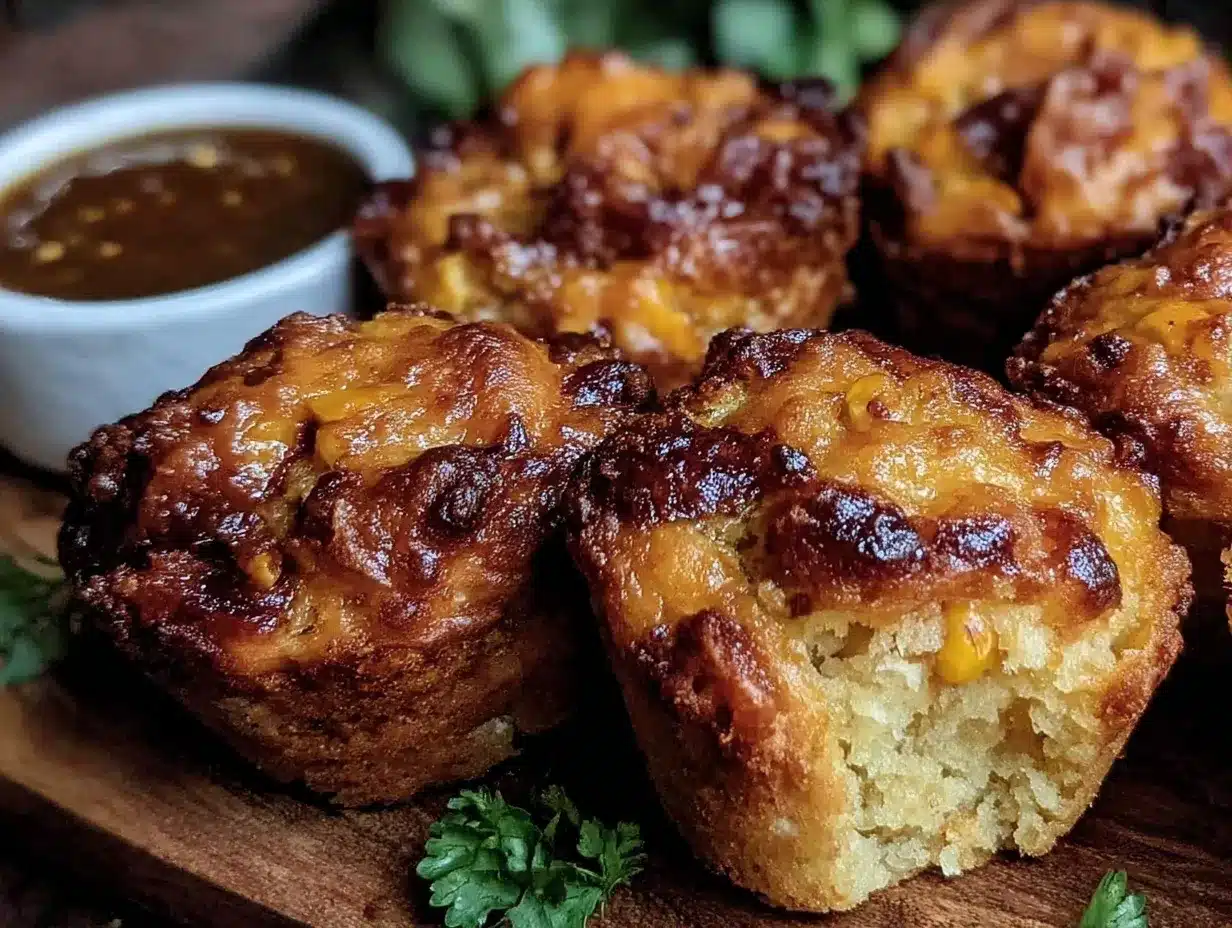 crispy mini corn dog muffins preparation steps