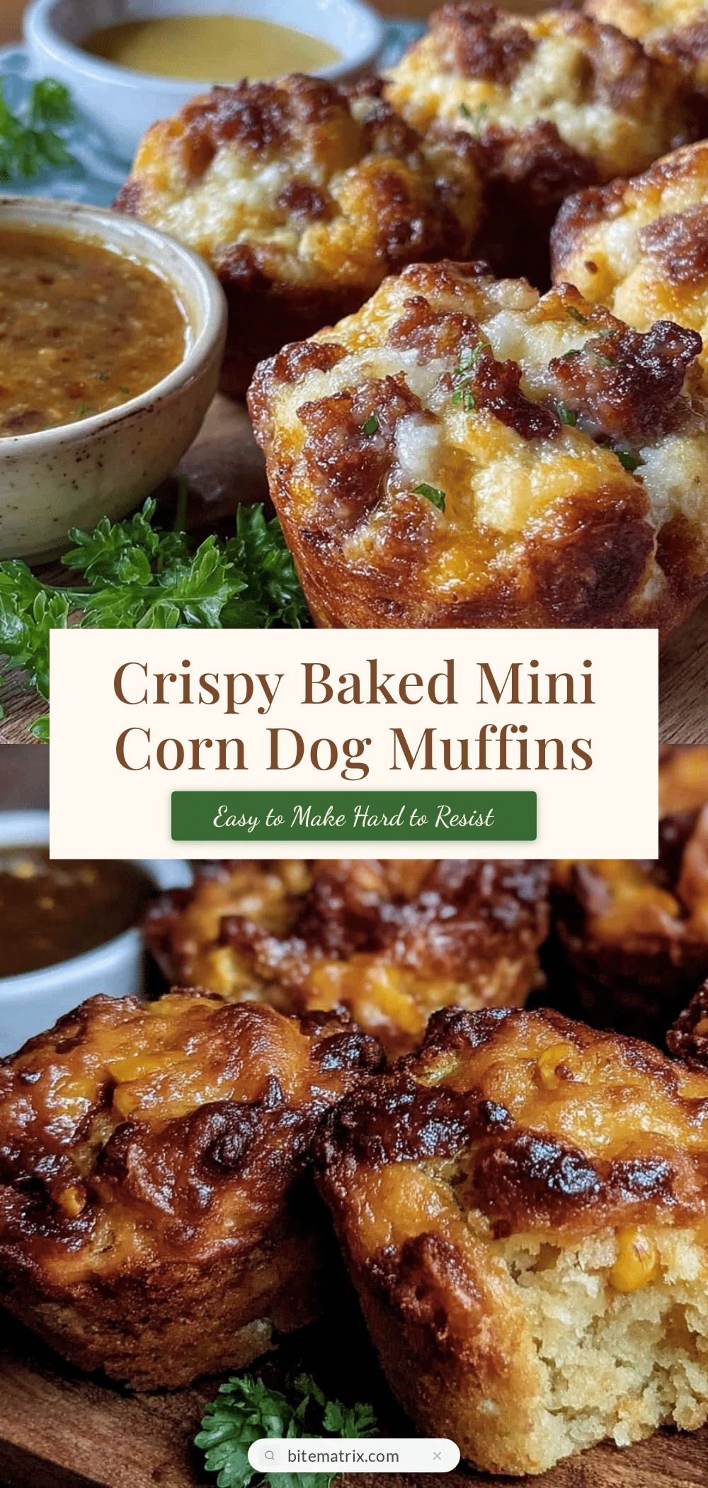 crispy mini corn dog muffins recipe
