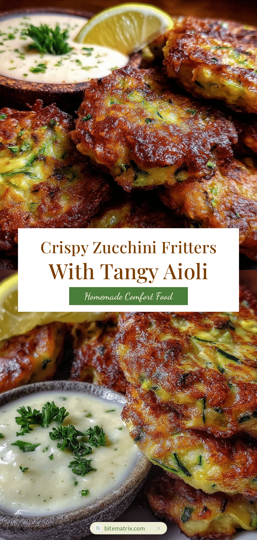 crispy zucchini fritters recipe