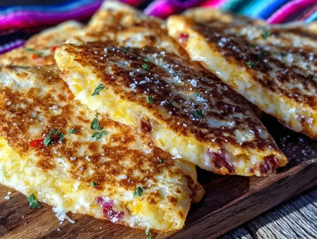 easy crispy sheet pan quesadilla lunches - featured image