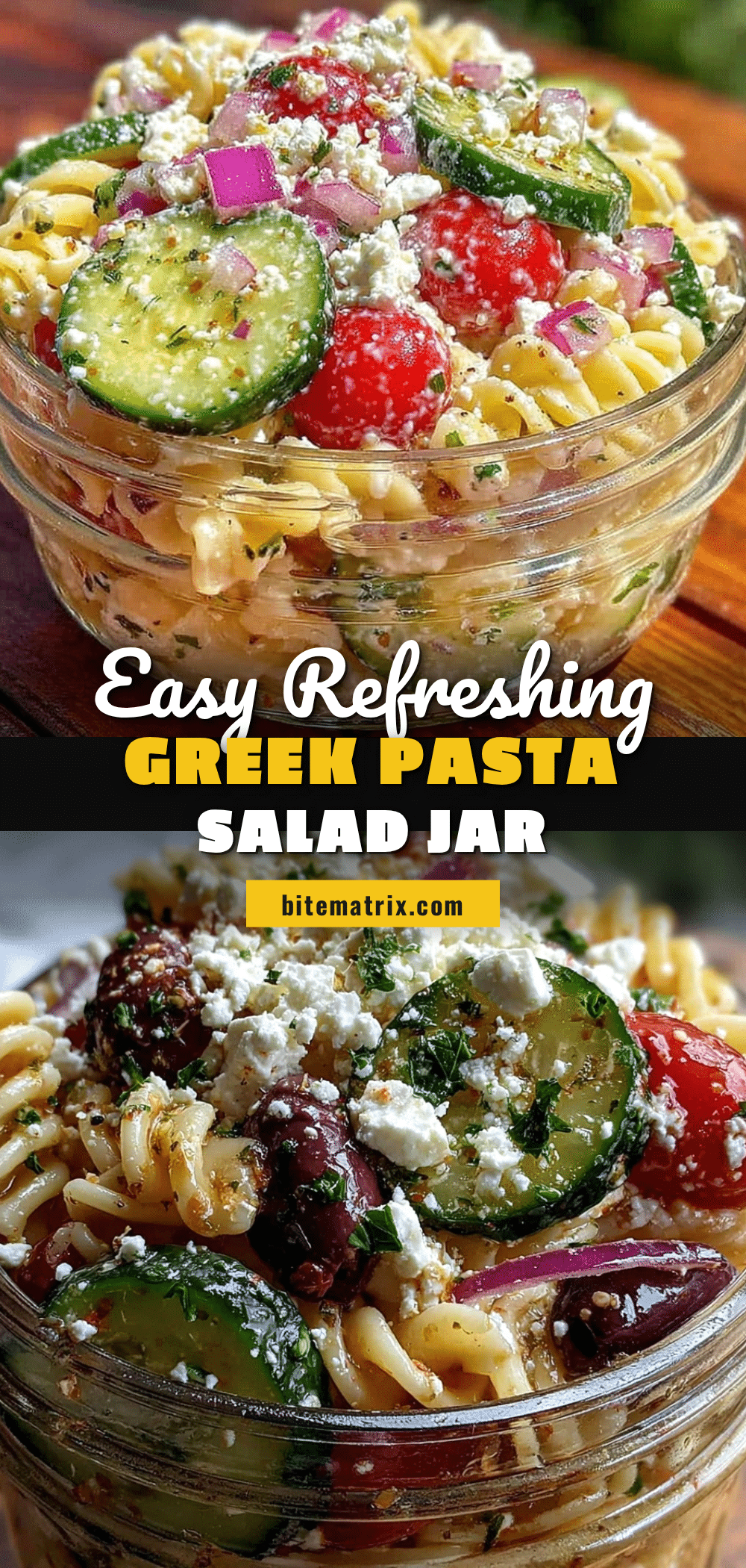 easy greek pasta salad recipe