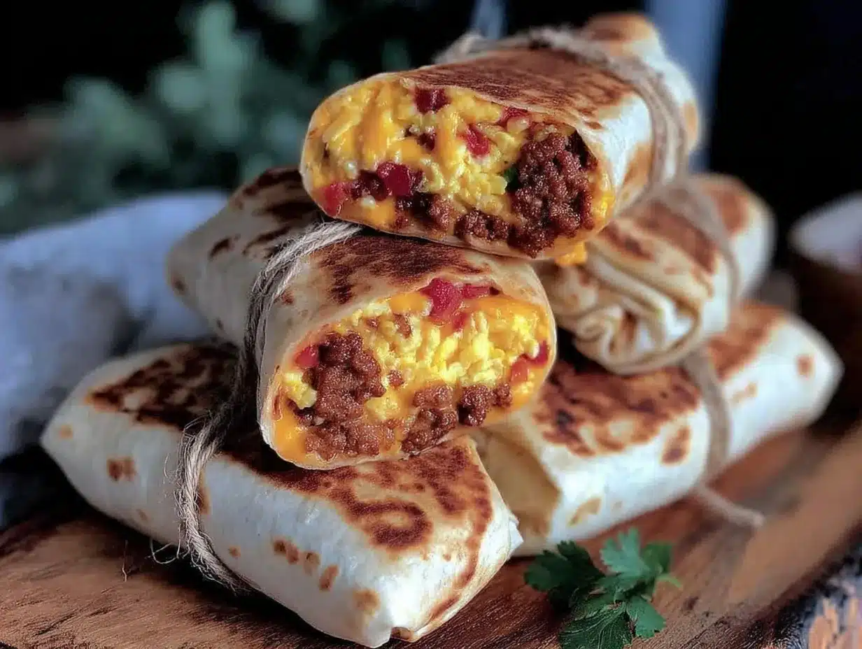 easy make-ahead breakfast burritos preparation steps