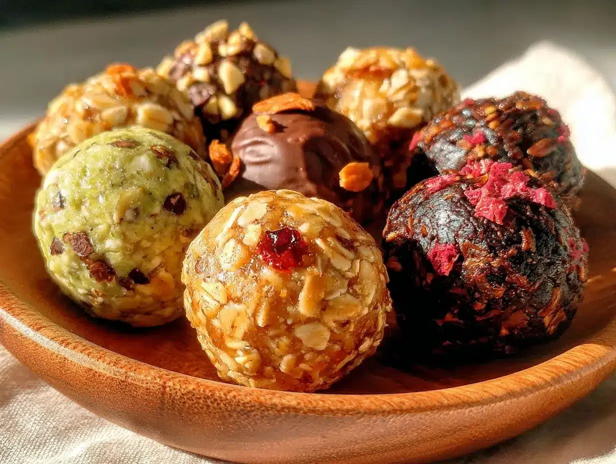 easy no-bake energy balls recipe preparation steps