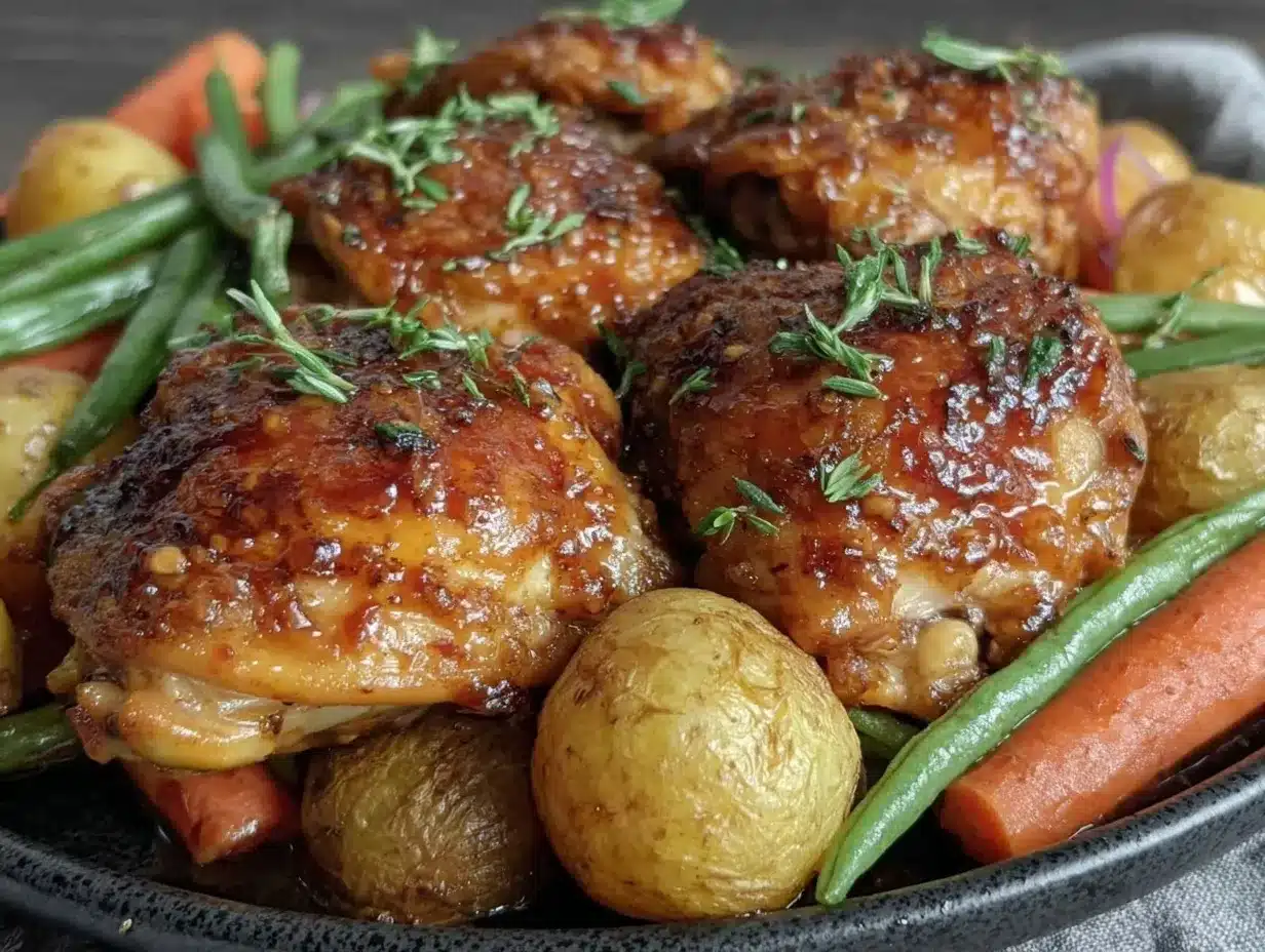 easy one-pan honey mustard chicken preparation steps
