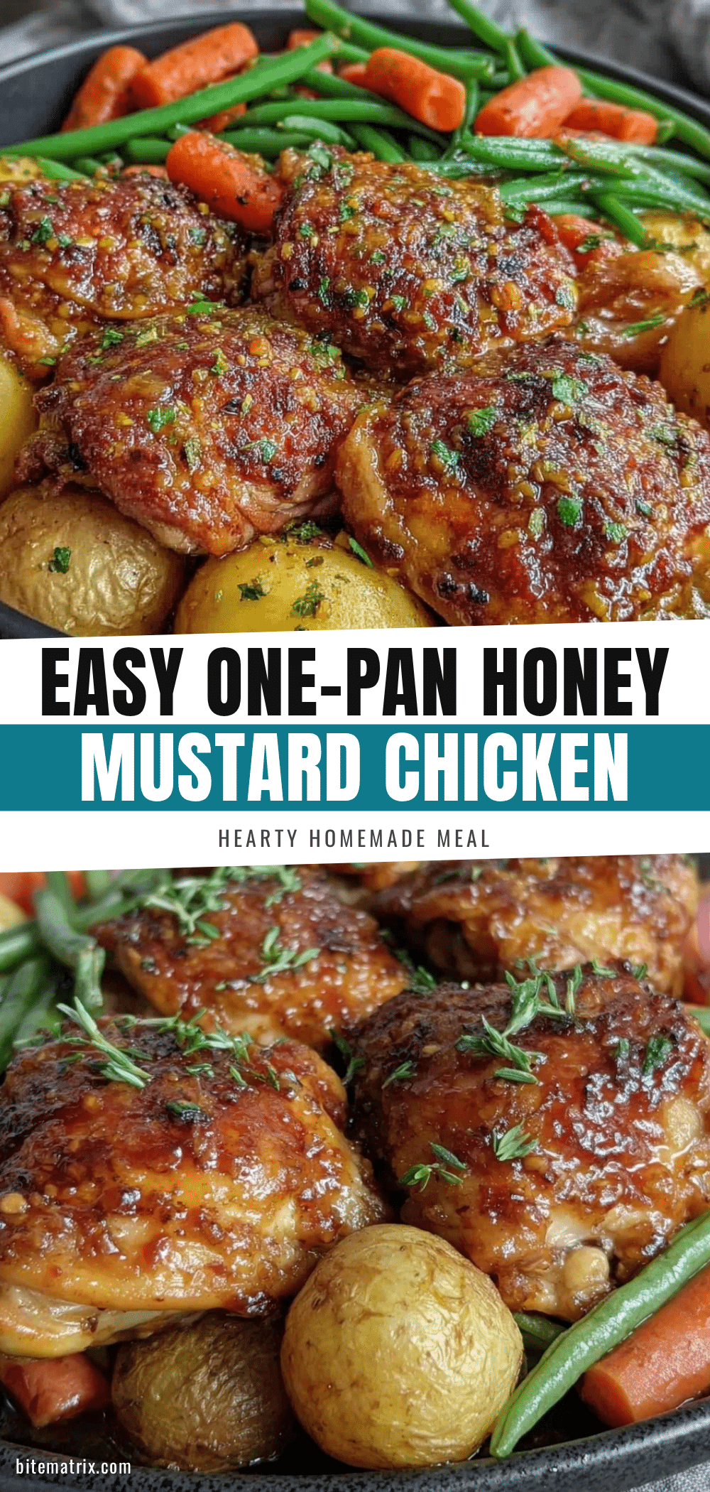 easy one-pan honey mustard chicken recipe