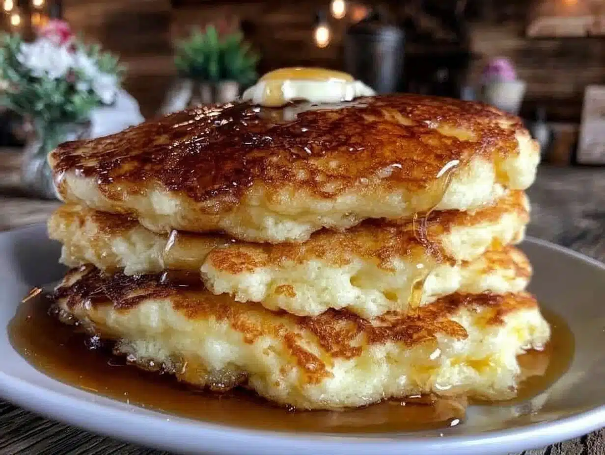 fluffy buttermilk pancakes - featured image