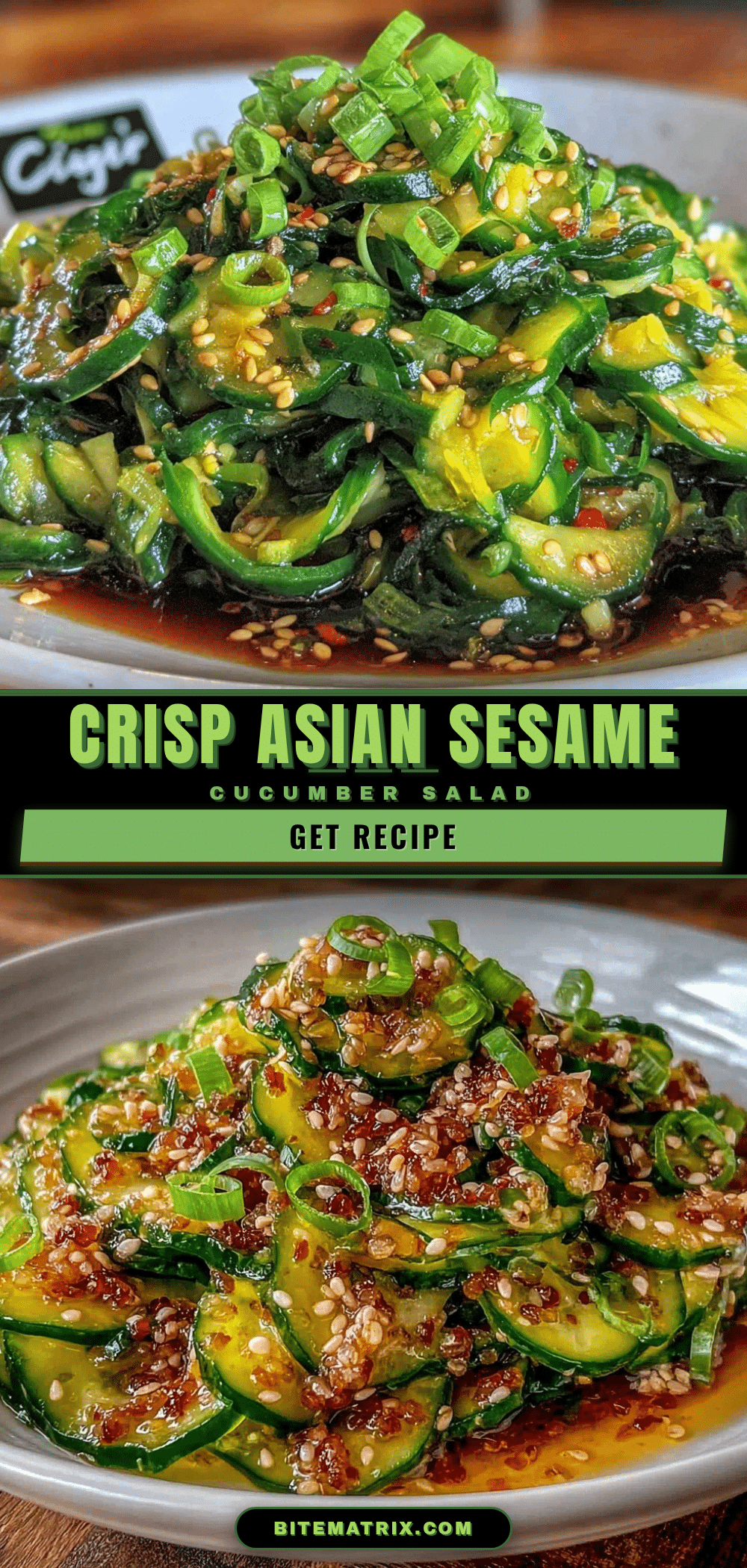 fresh asian sesame cucumber salad recipe