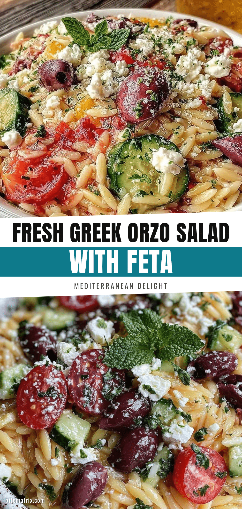 fresh greek orzo salad recipe