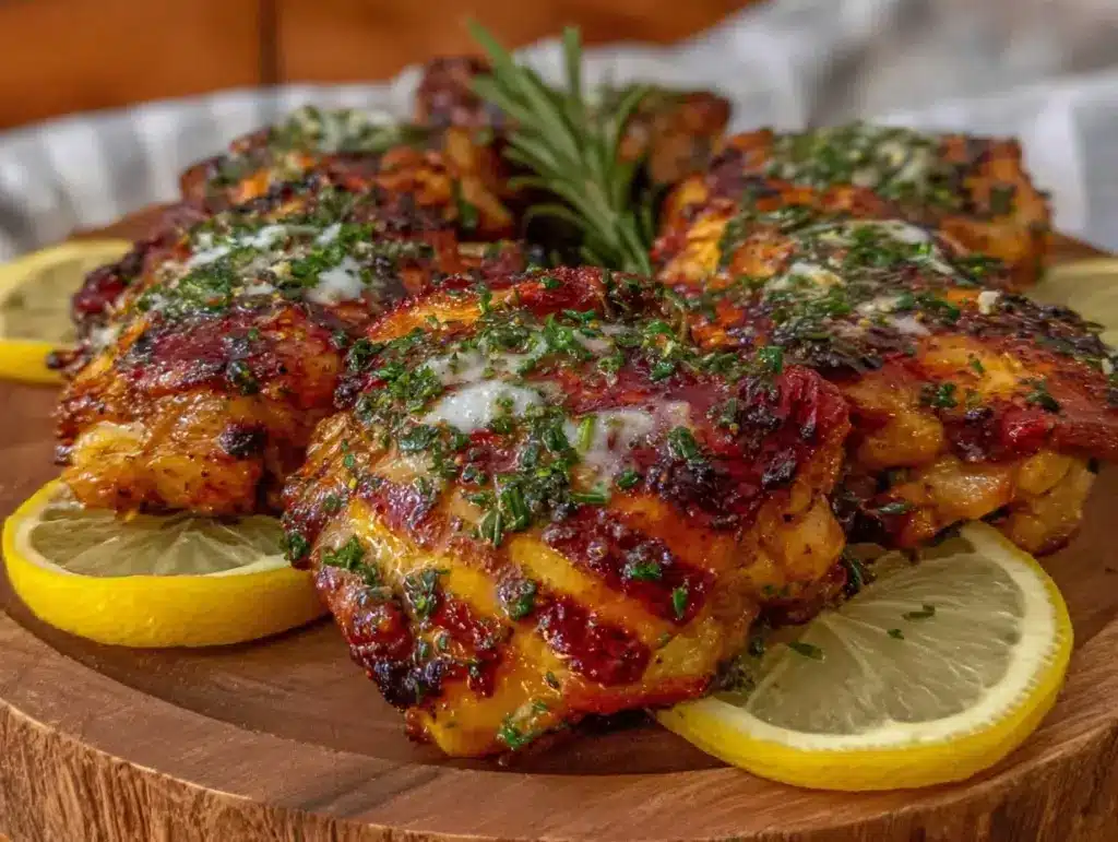 fresh greek yogurt chicken thighs - featured image