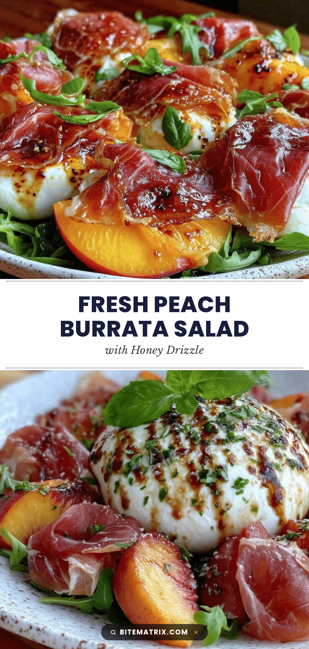 fresh peach burrata salad recipe