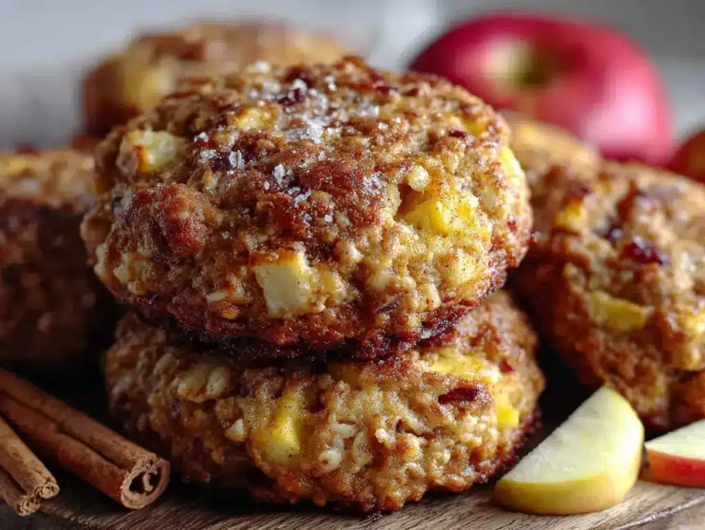 Healthy Cinnamon Apple Breakfast Cookies - featured image