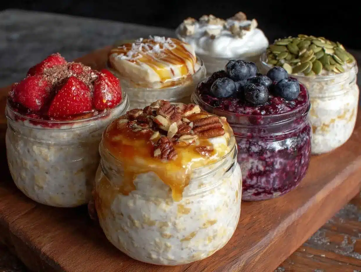 healthy overnight oats recipe preparation steps