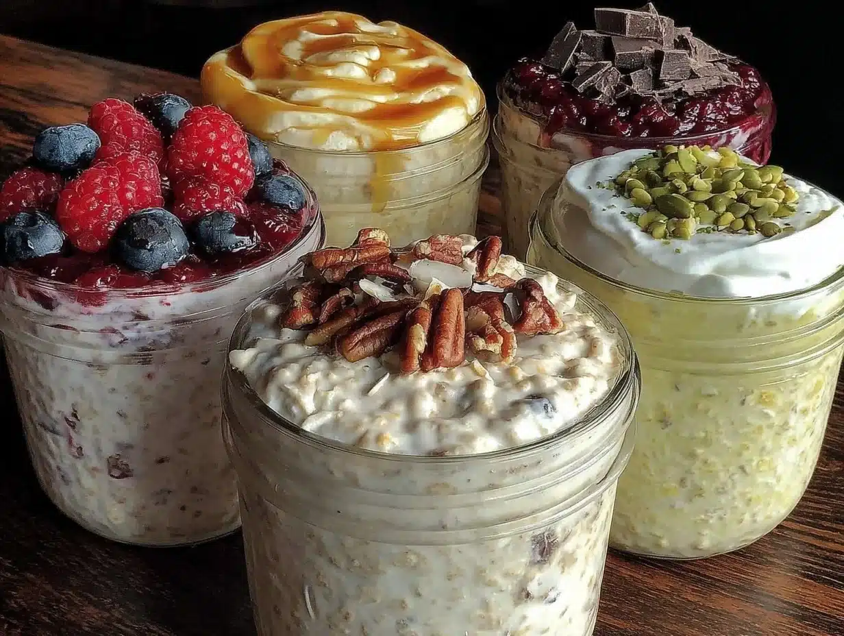 healthy overnight oats recipe - featured image
