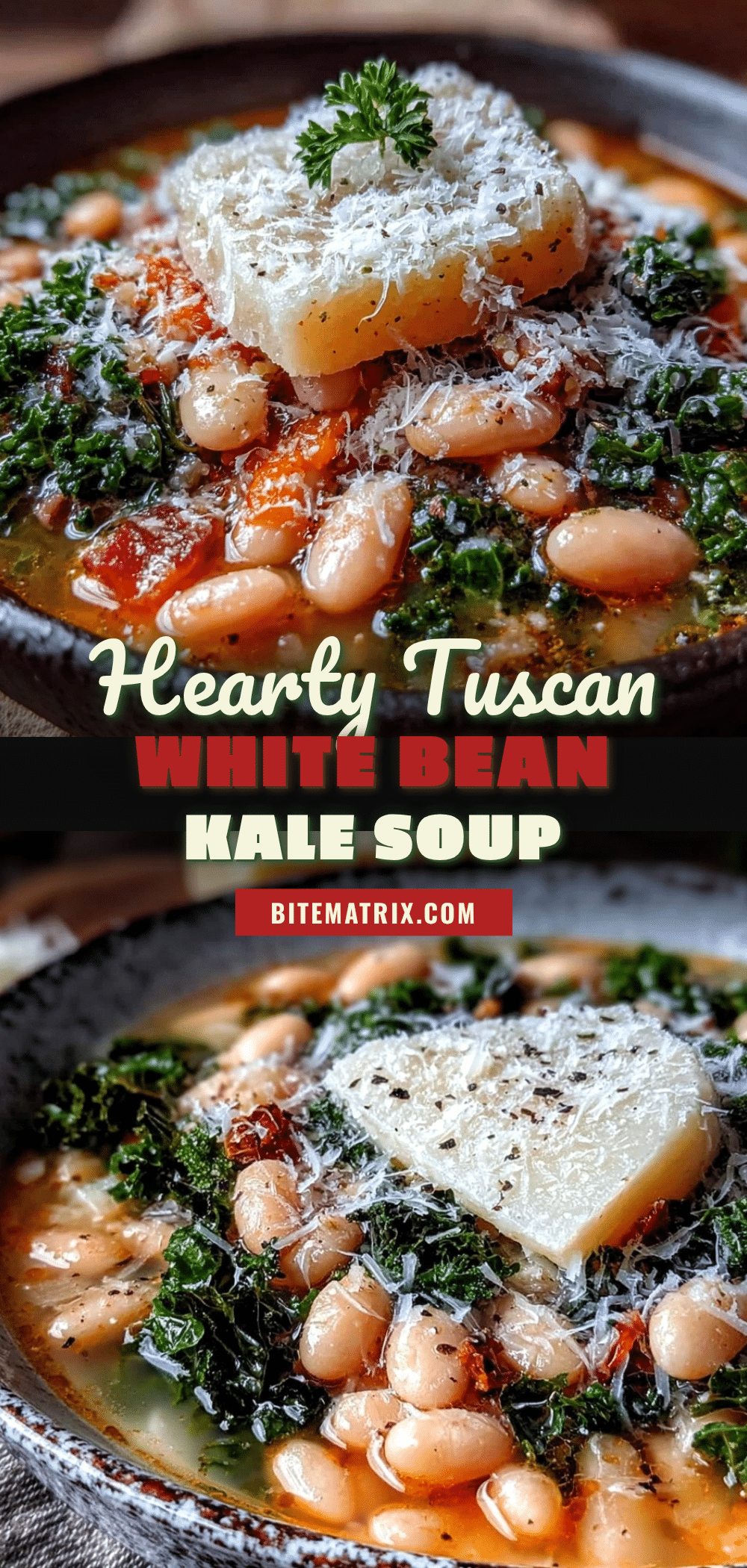 hearty tuscan white bean and kale slow cooker soup recipe