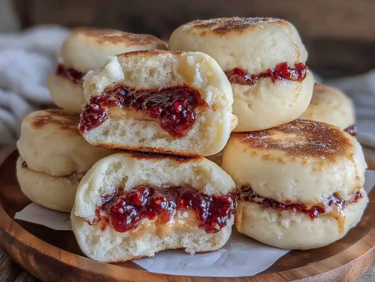 homemade uncrustables peanut butter and jelly sandwiches preparation steps