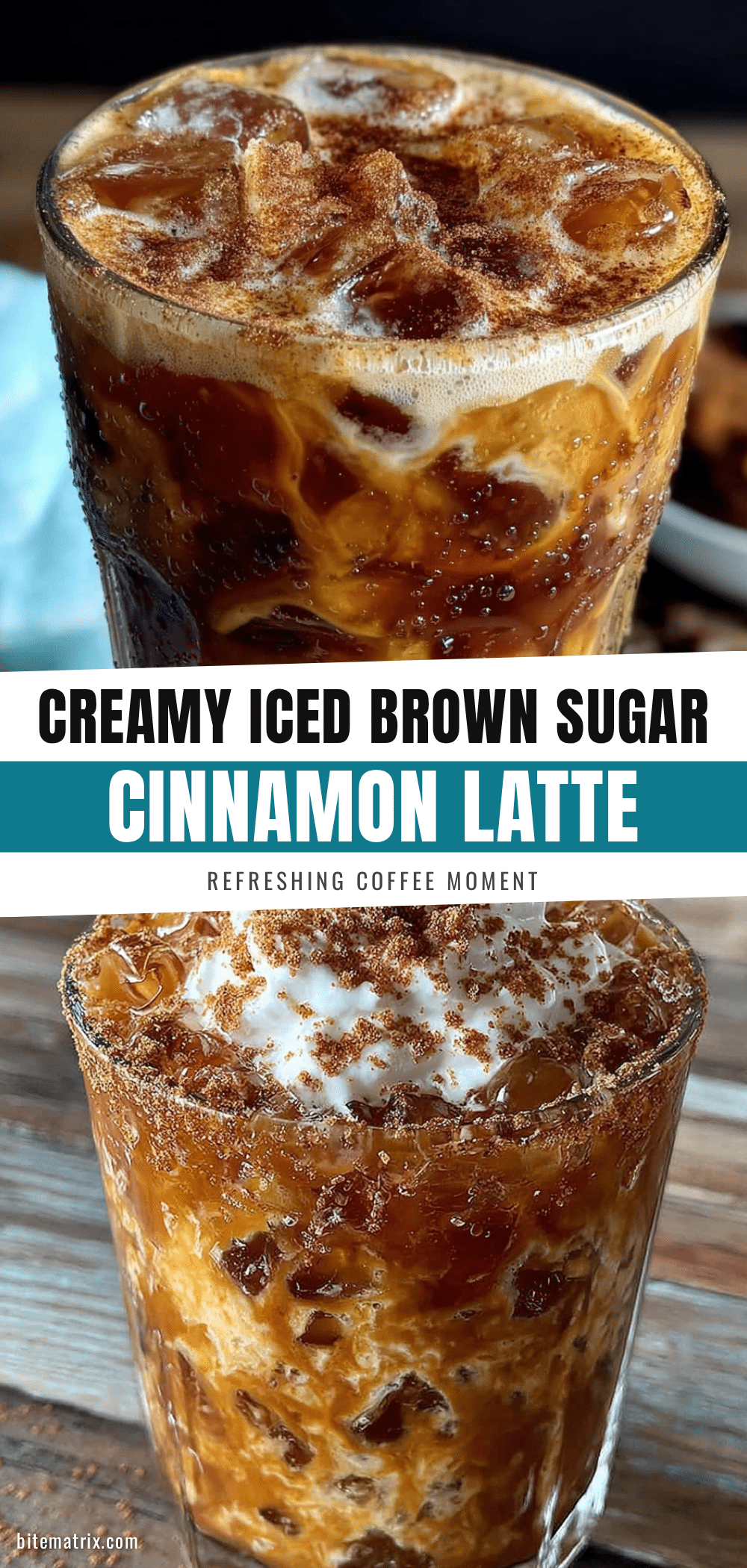 iced brown sugar cinnamon oat milk latte recipe