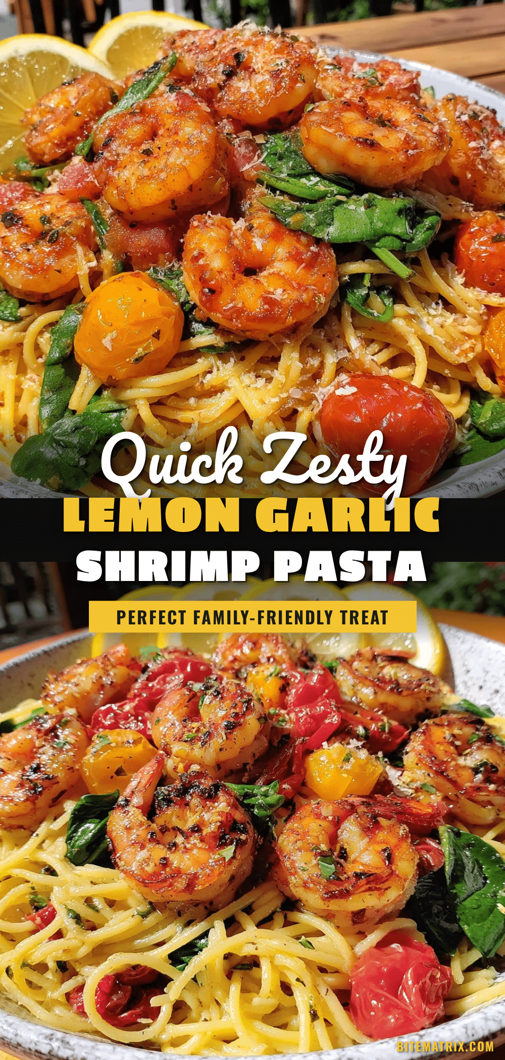 lemon garlic shrimp pasta recipe