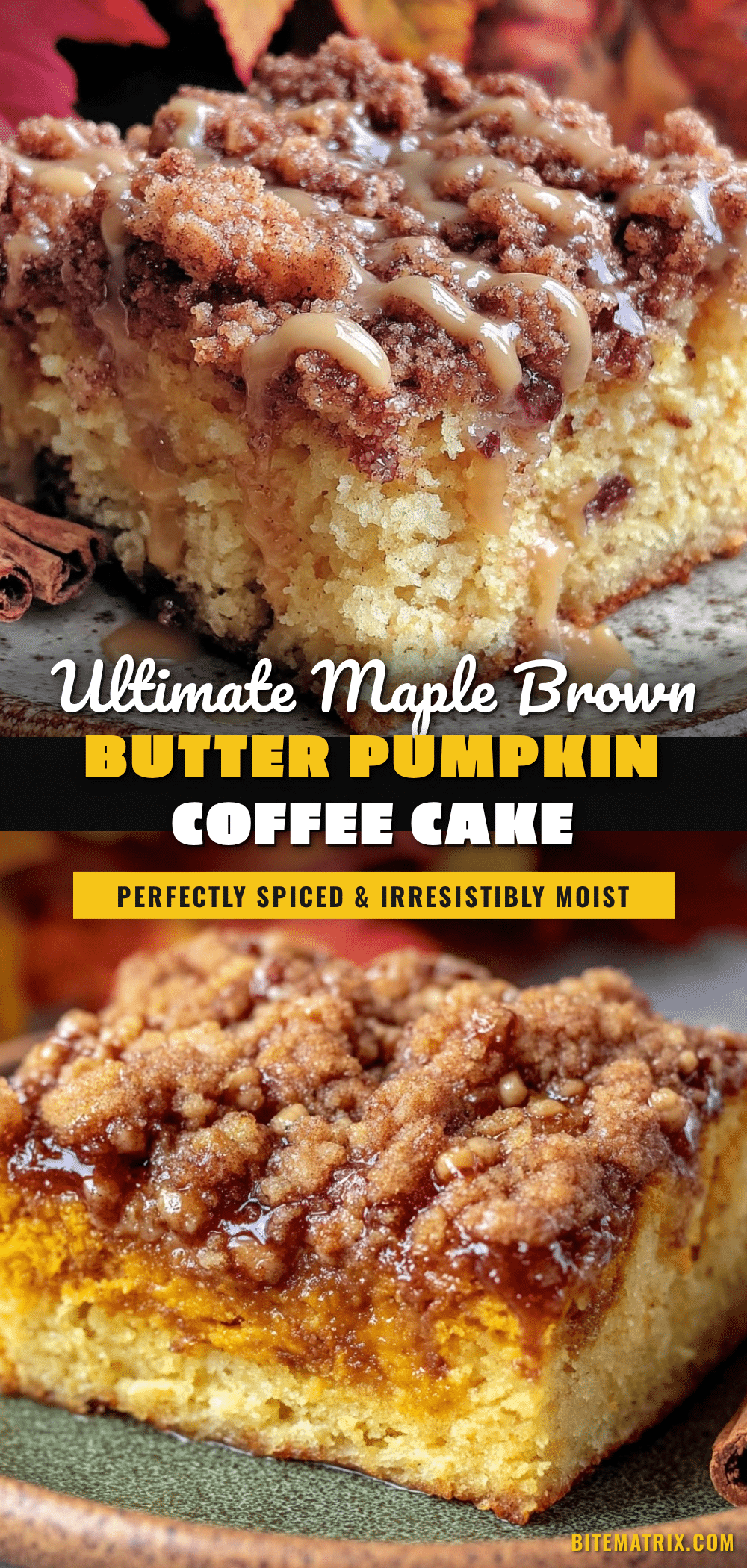 maple brown butter pumpkin coffee cake recipe