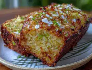 moist tropical pineapple zucchini bread - featured image