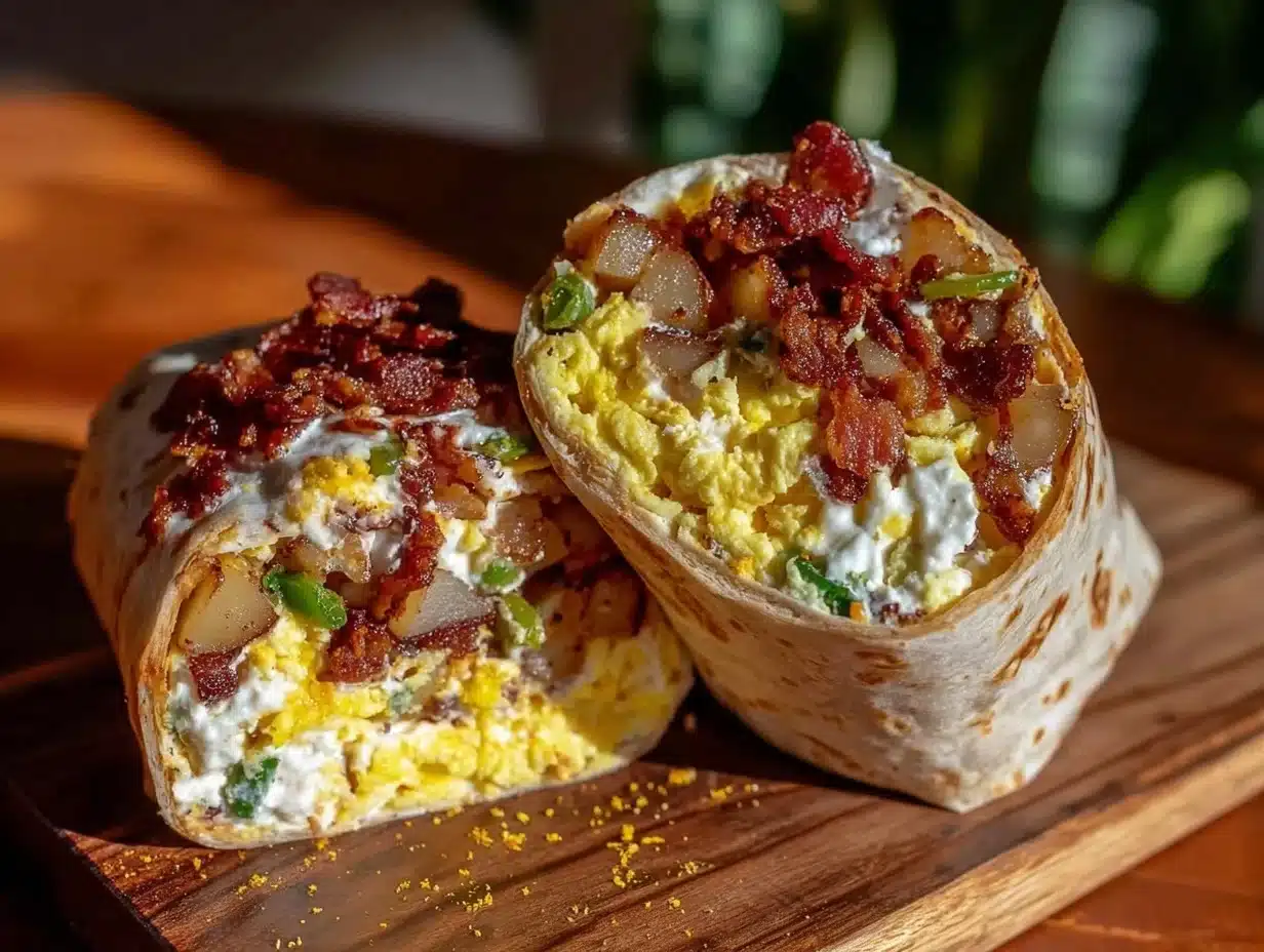 new mexico style hatch chili breakfast burrito - featured image