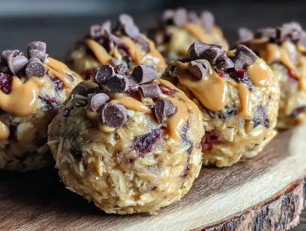 no-bake peanut butter energy balls - featured image