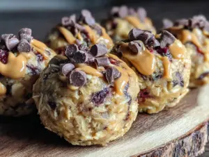 no-bake peanut butter energy balls - featured image