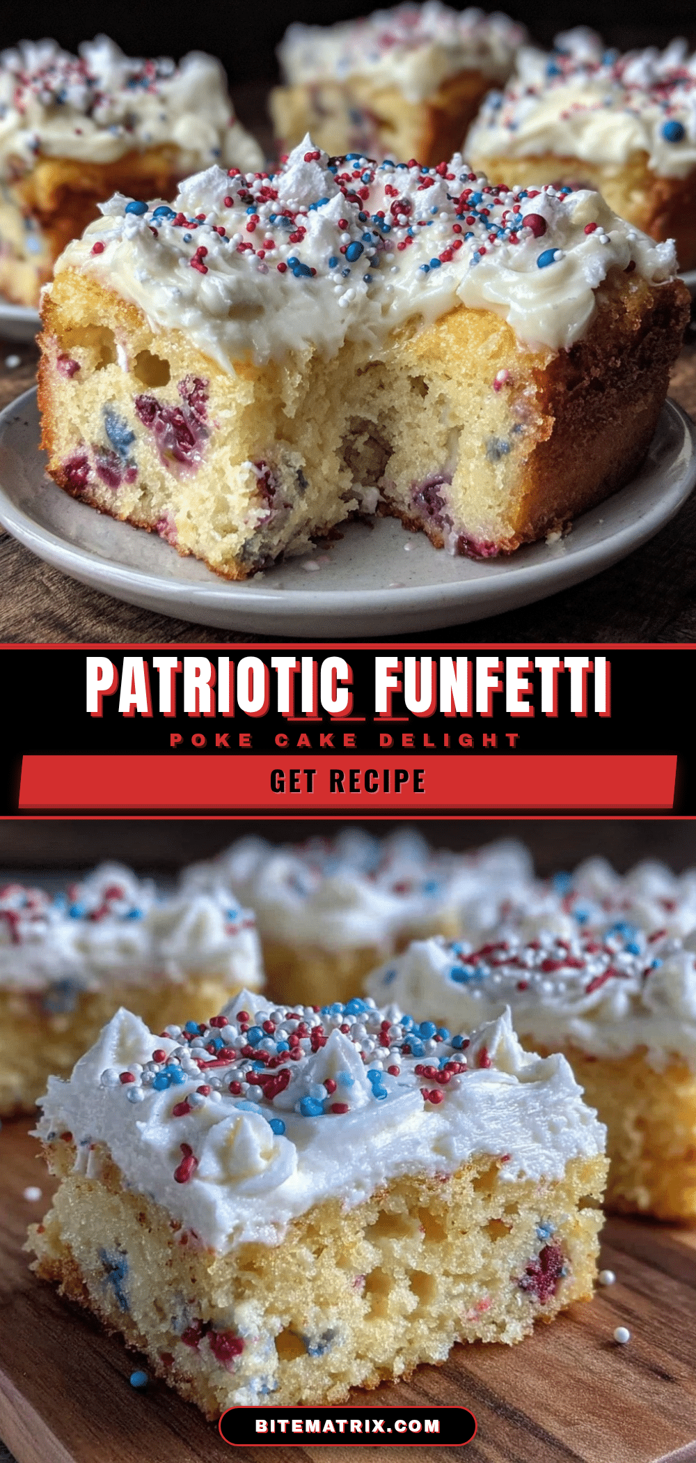 patriotic funfetti poke cake recipe