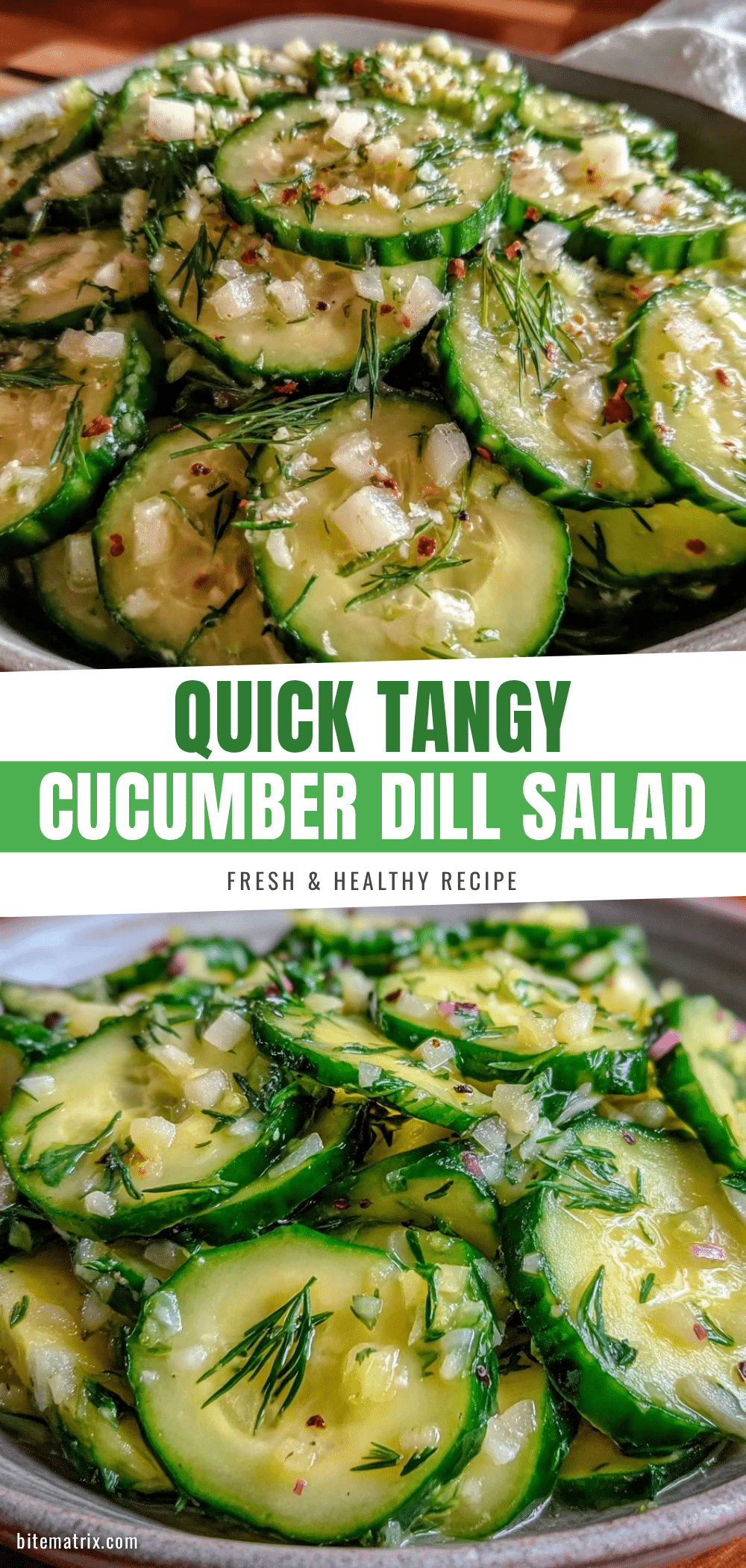 quick fresh pickled cucumber salad recipe