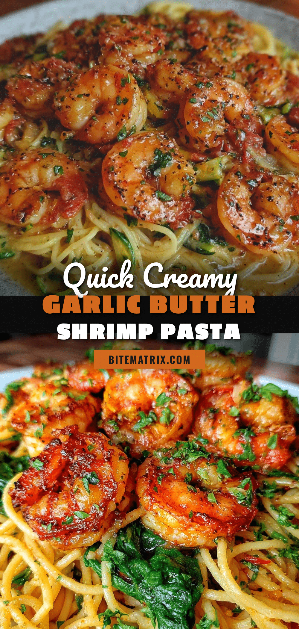 quick garlic butter shrimp pasta recipe