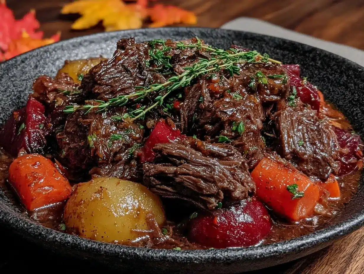 slow-cooked beef stew preparation steps