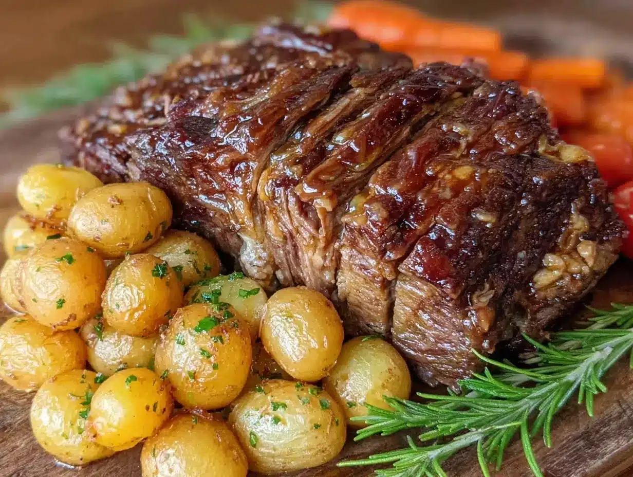 slow cooker beef chuck pot roast preparation steps