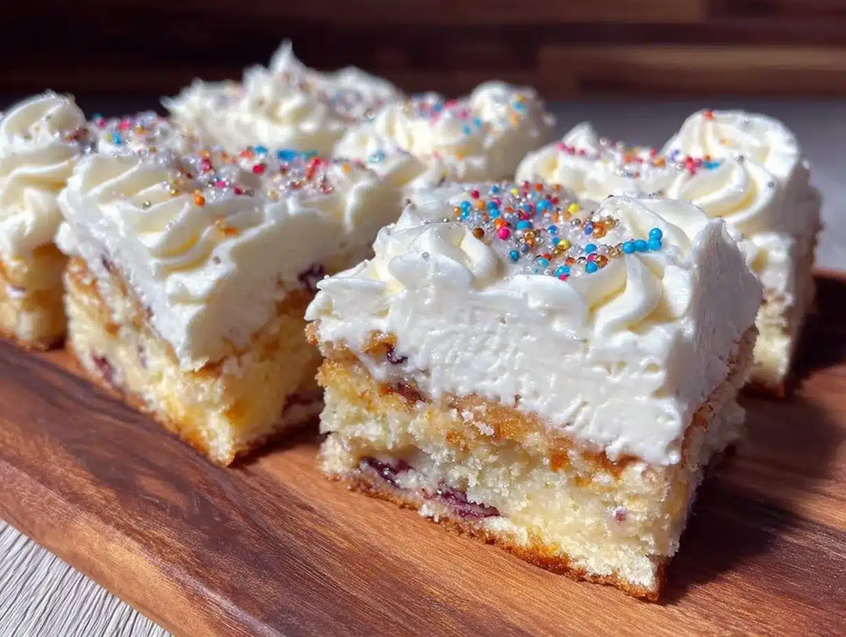 soft frosted sugar cookie bars preparation steps