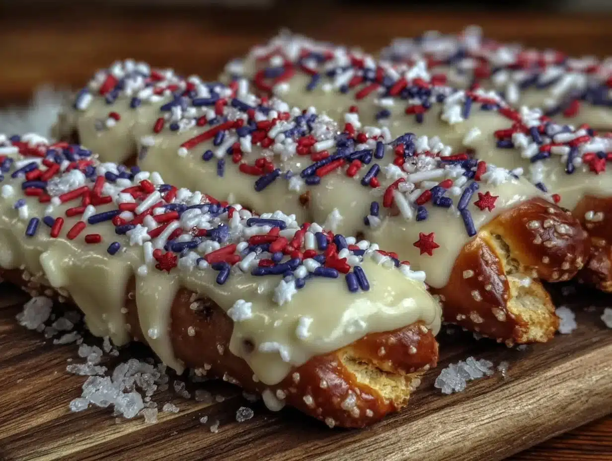 star-spangled pretzel rods - featured image