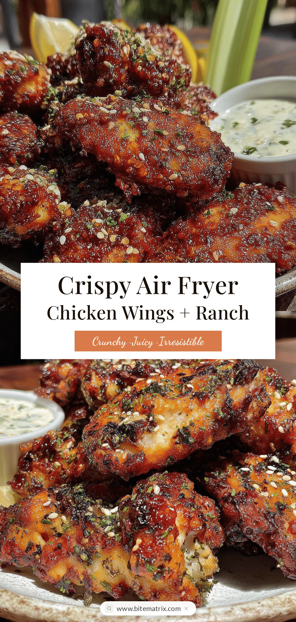 air fryer chicken wings recipe