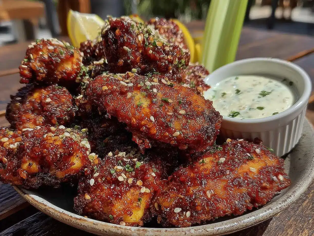 air fryer chicken wings - featured image