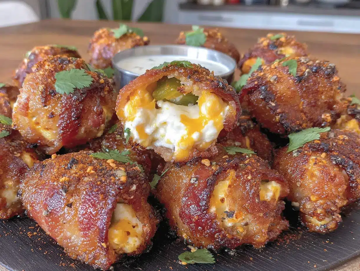 bacon-wrapped jalapeño popper bites preparation steps